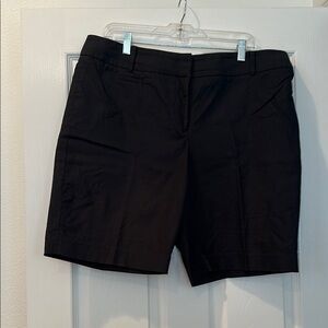 LOFT Women's Black Bermuda Shorts